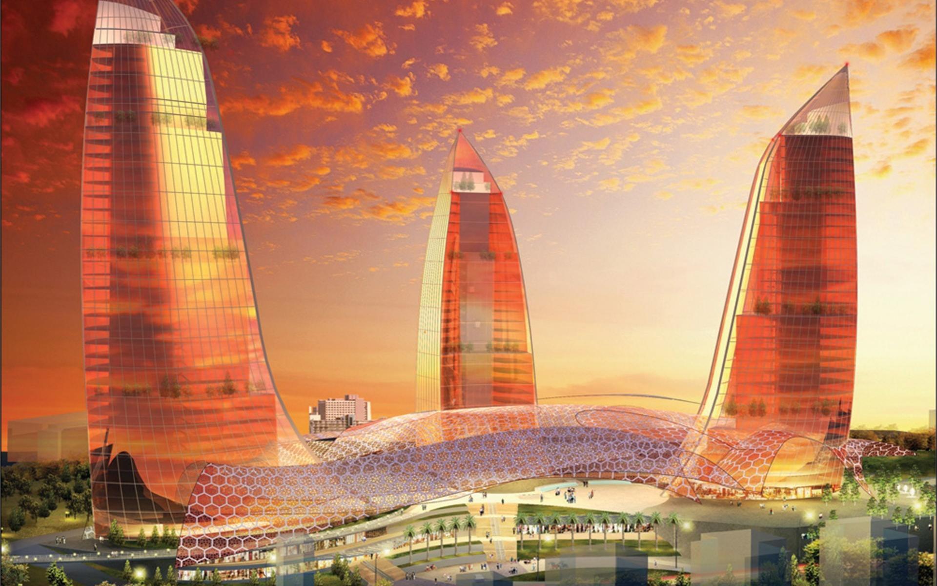 Modern Architecture and Skyline Views in Baku