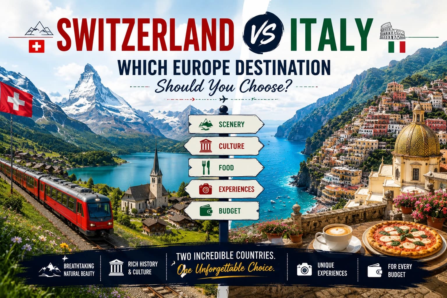 Switzerland vs Italy: Which Europe Destination Should You Choose?