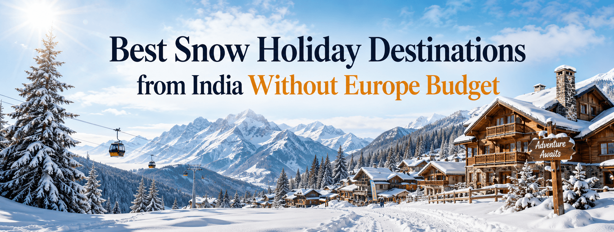 Best Snow Holiday Destinations from India Without Europe Budget