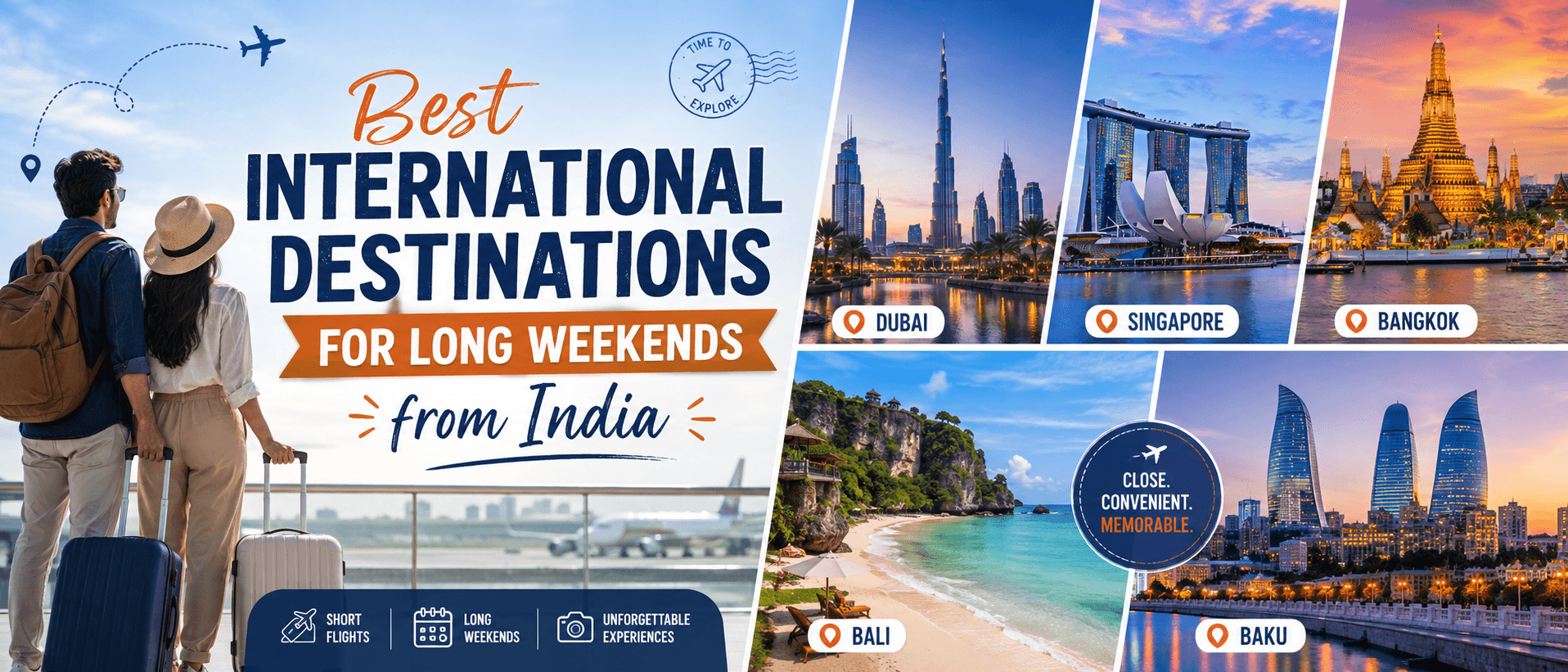 Best International Destinations for Long Weekends